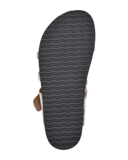 Women's Sandals with a Braided Toe-Loop and Adjustable Buckle