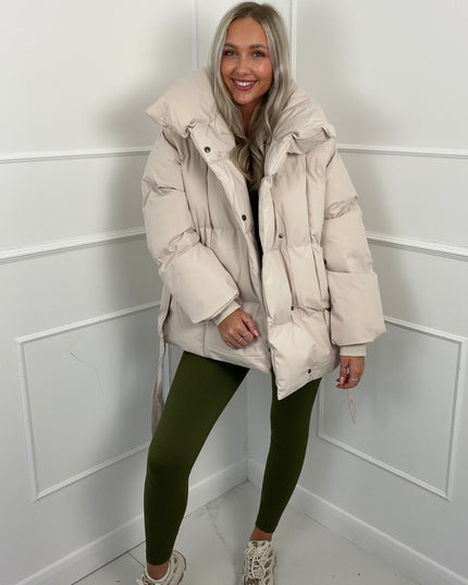 Women's Short Padded Quilted Winter Puffer Jacket