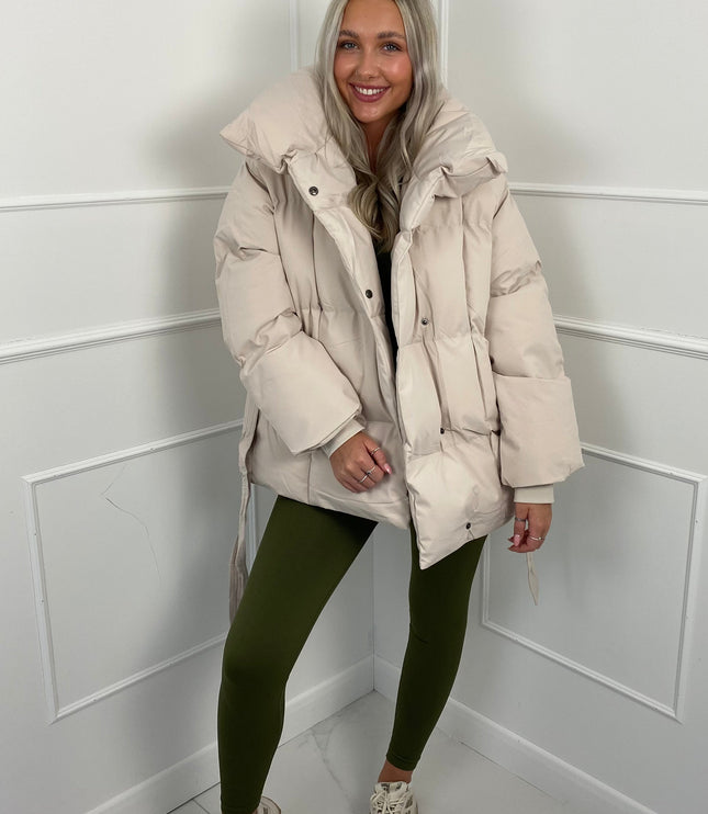 Women's Short Padded Quilted Winter Puffer Jacket
