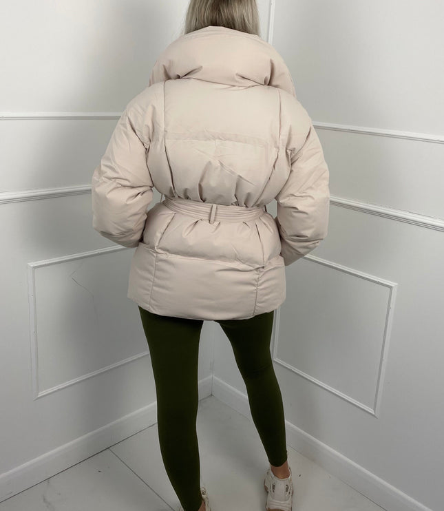 Women's Short Padded Quilted Winter Puffer Jacket