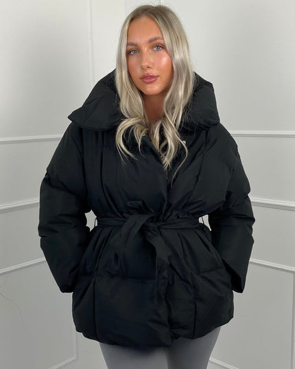 Women's Short Padded Quilted Winter Puffer Jacket