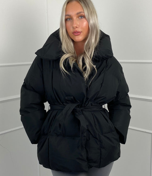 Women's Short Padded Quilted Winter Puffer Jacket