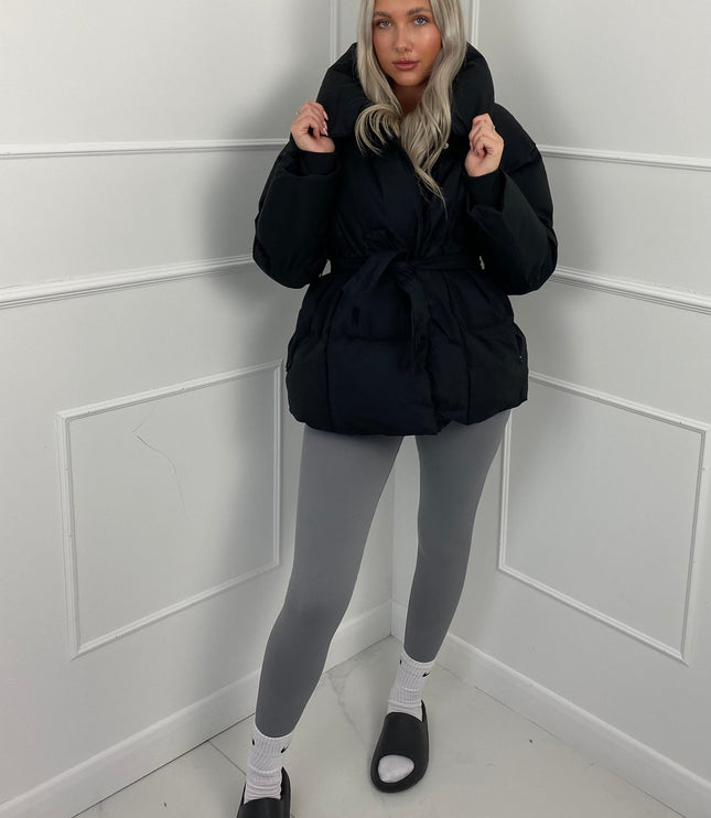 Women's Short Padded Quilted Winter Puffer Jacket
