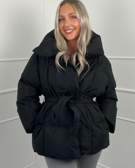 Women's Short Padded Quilted Winter Puffer Jacket