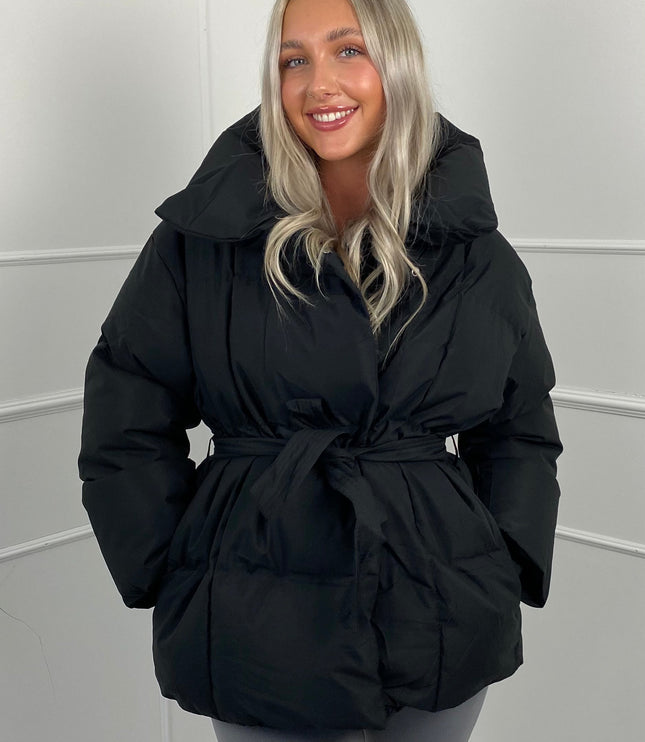 Women's Short Padded Quilted Winter Puffer Jacket