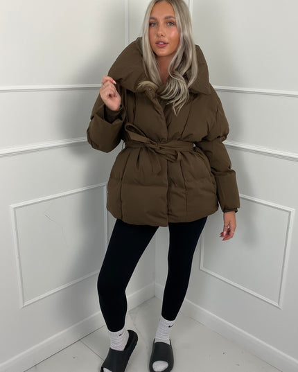 Women's Short Padded Quilted Winter Puffer Jacket