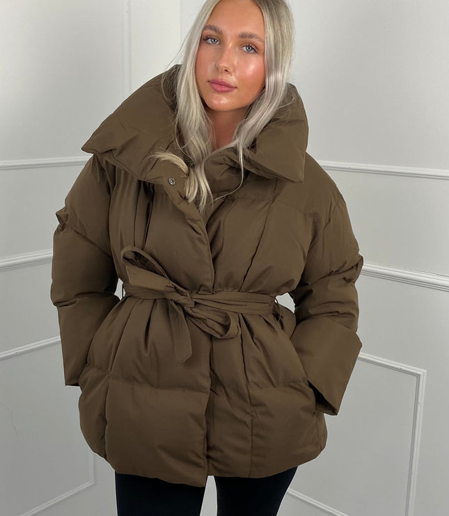 Women's Short Padded Quilted Winter Puffer Jacket