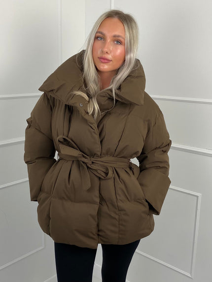 Women's Short Padded Quilted Winter Puffer Jacket