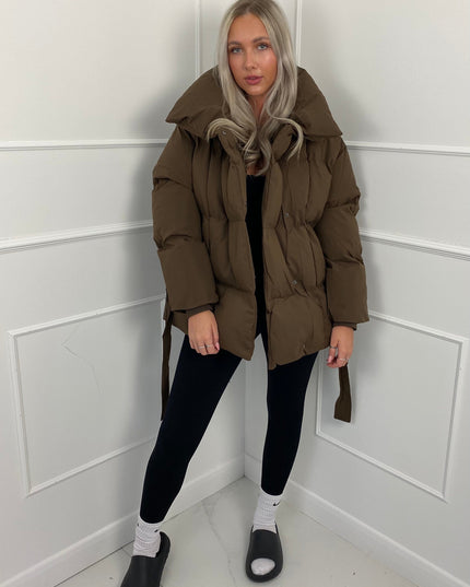 Women's Short Padded Quilted Winter Puffer Jacket