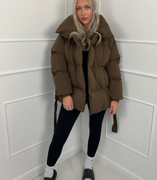 Women's Short Padded Quilted Winter Puffer Jacket