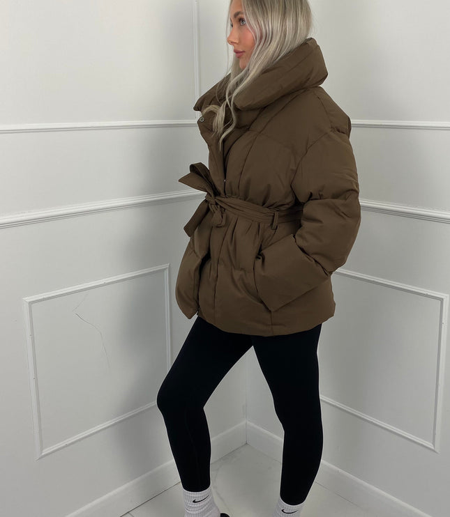Women's Short Padded Quilted Winter Puffer Jacket