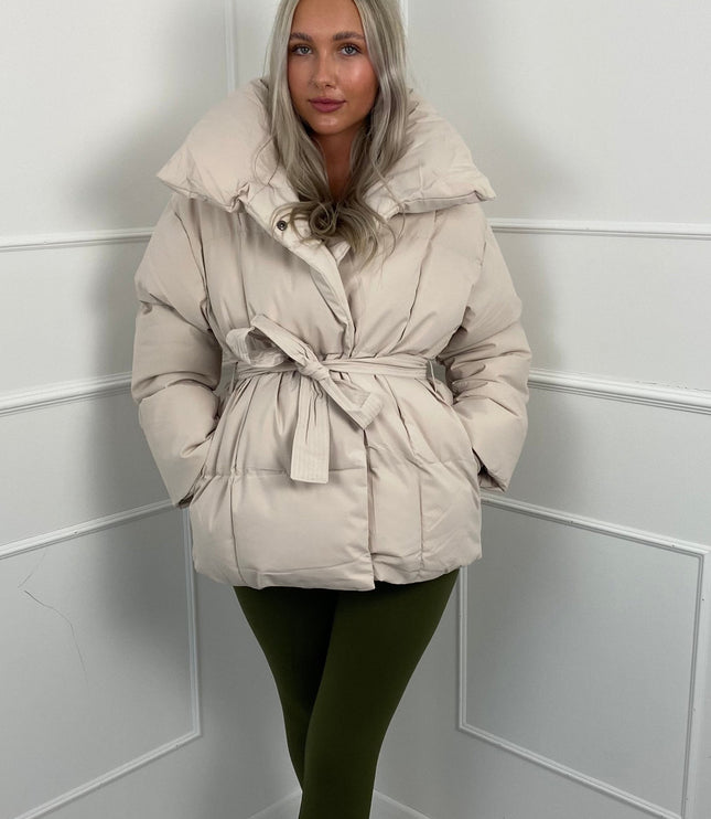 Women's Short Padded Quilted Winter Puffer Jacket
