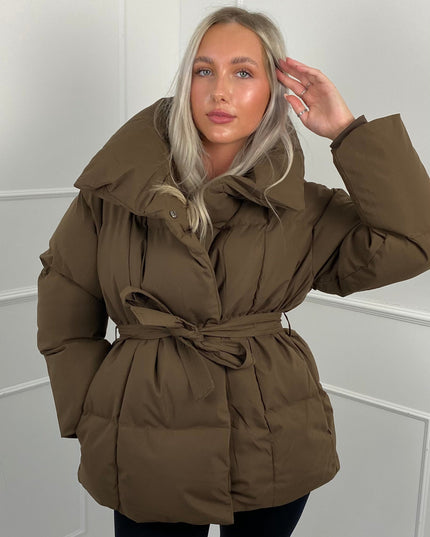 Women's Short Padded Quilted Winter Puffer Jacket