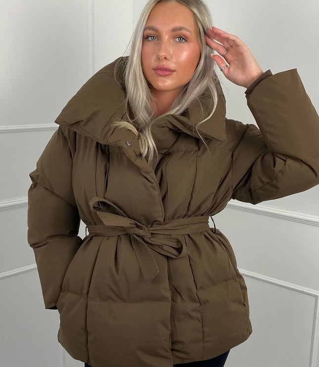 Women's Short Padded Quilted Winter Puffer Jacket