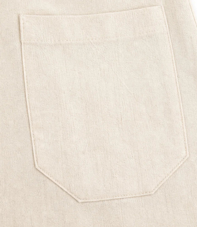 Women's Sleeveless Button Front Pocket Tank Dress