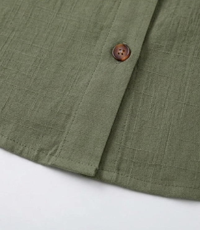 Women's Sleeveless Collared Button-Up Summer Blouse