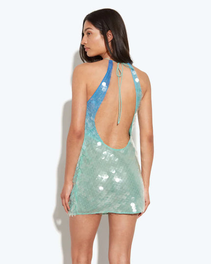 Women's Sleeveless Flowy Cocktail Party Mini Dress