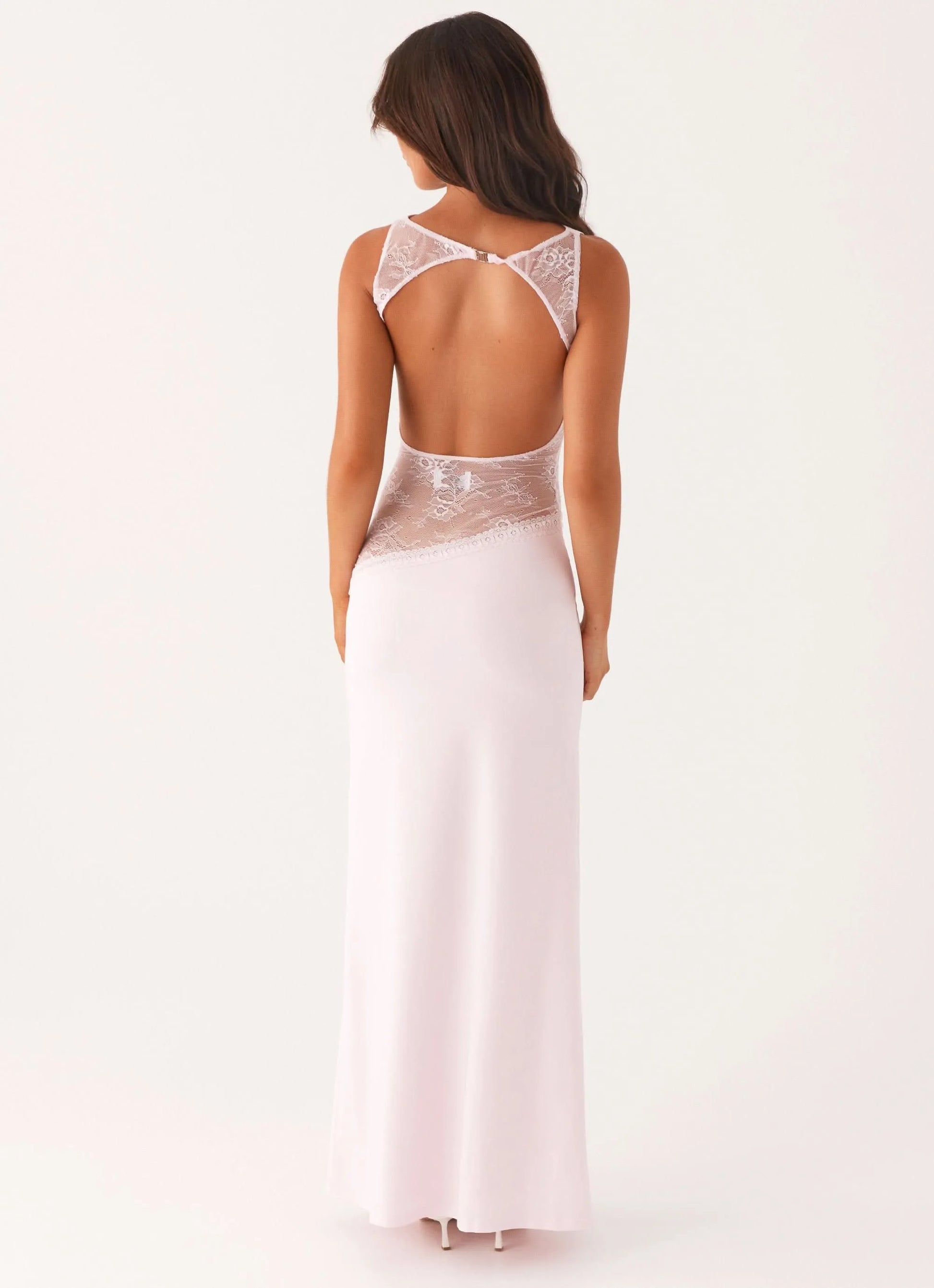 Women Sleeveless Lace Cutout Maxi Dress - product image 7