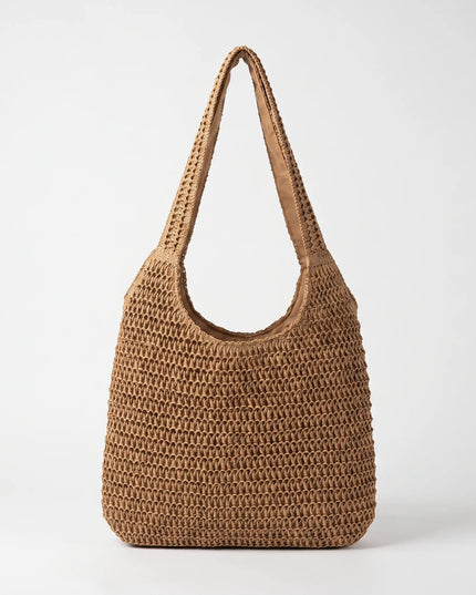 Women's Slouchy Crochet Tote for Summer Days