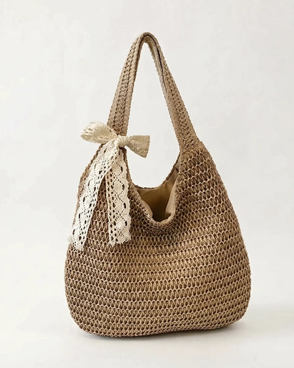 Women's Slouchy Crochet Tote for Summer Days