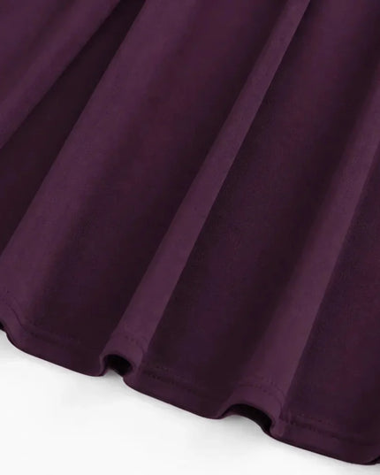 Women's Square Neck A-Line Cocktail Maxi Dress