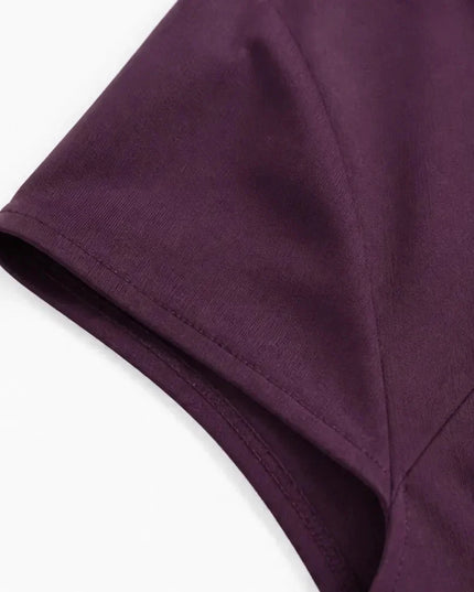 Women's Square Neck A-Line Cocktail Maxi Dress