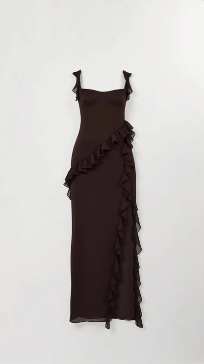 Women Square Neck Ruffled Maxi Dress - product image 10