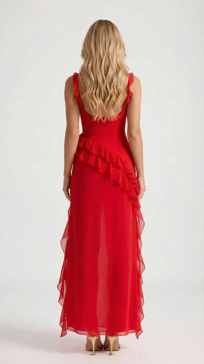 Women Square Neck Ruffled Maxi Dress - product image 7