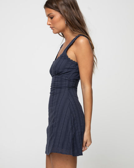 Women's Square Neck Summer Mini Dress for Day to Night