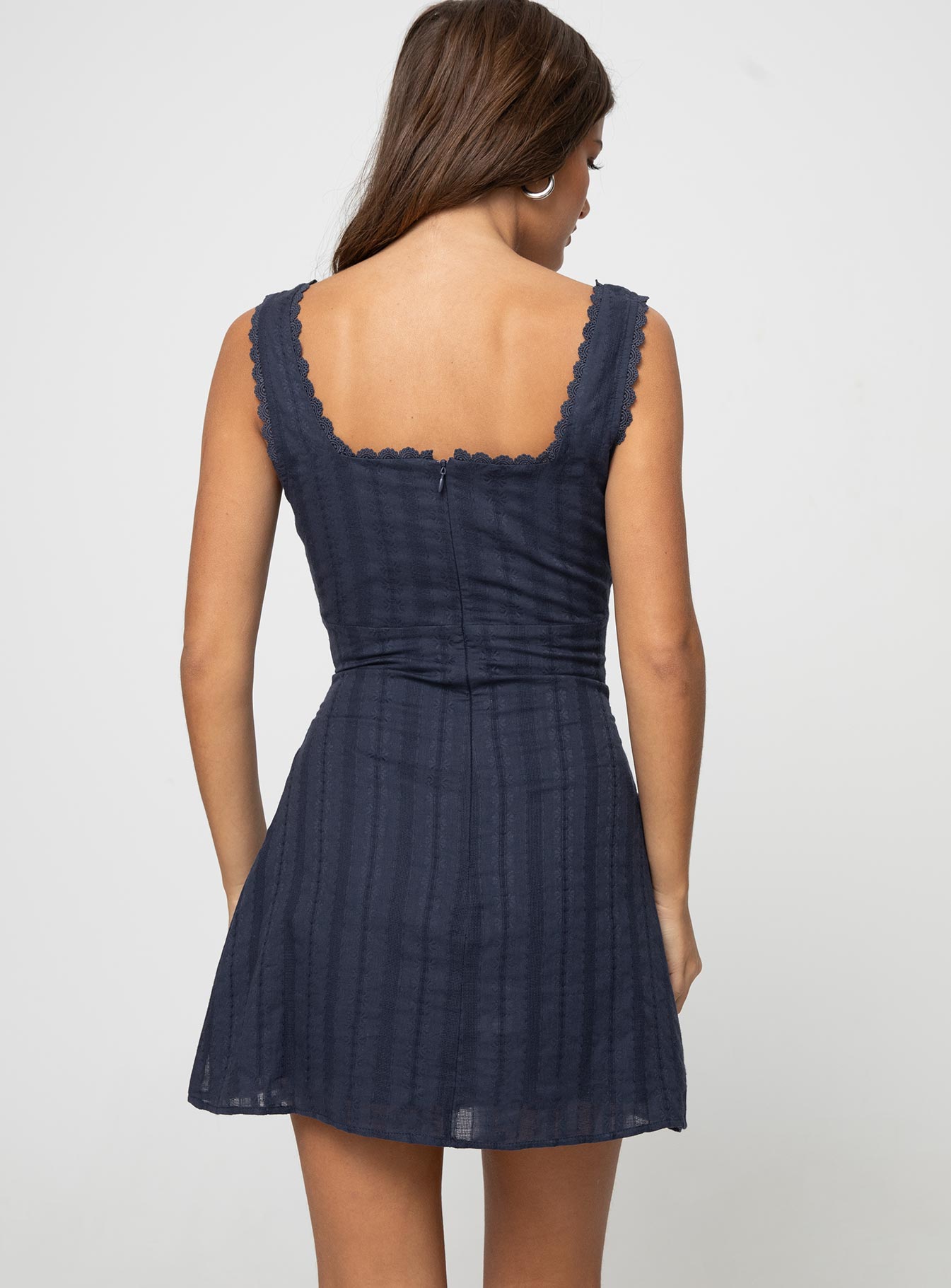 Women's Square Neck Summer Mini Dress for Day to Night
