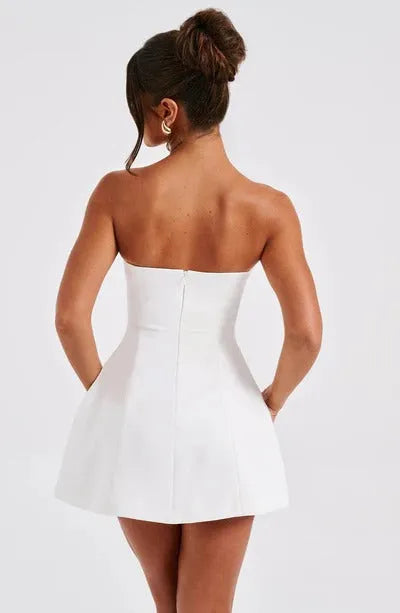 Women Strapless Bubble Mini Dress - product image 13