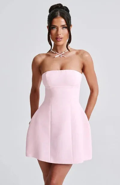 Women Strapless Bubble Mini Dress - product image 17