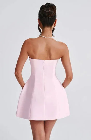 Women Strapless Bubble Mini Dress - product image 19