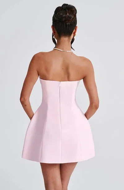 Women Strapless Bubble Mini Dress - product image 19