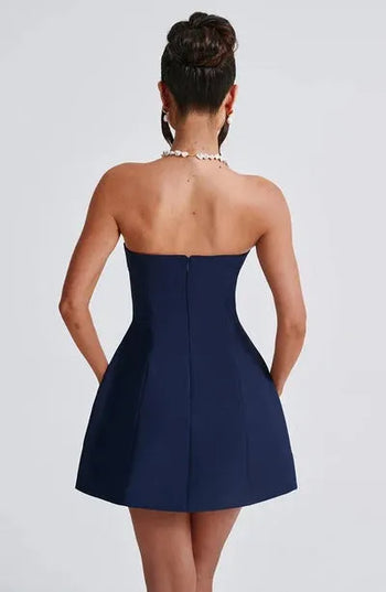 Women Strapless Bubble Mini Dress - product image 21