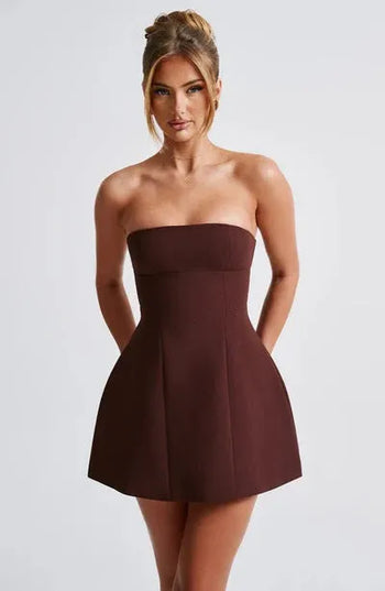 Women Strapless Bubble Mini Dress - product image 23
