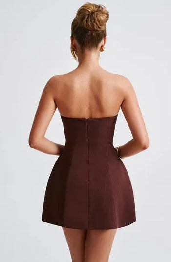 Women Strapless Bubble Mini Dress - product image 24