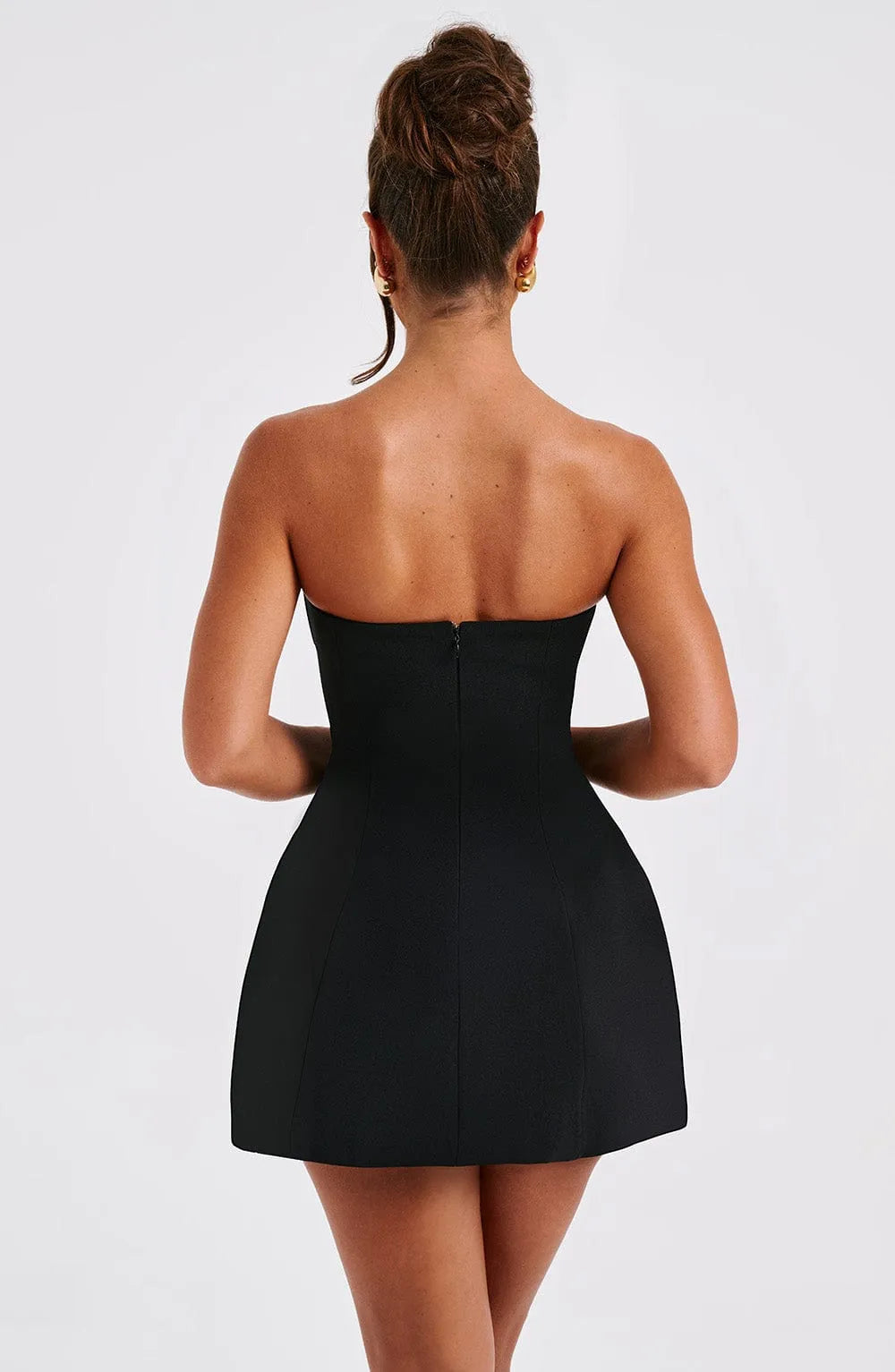 Women's Strapless Bubble Hem Cocktail Mini Dress – Cult of Mode Women's Strapless Bubble Hem Cocktail Mini Dress – Cult of Mode