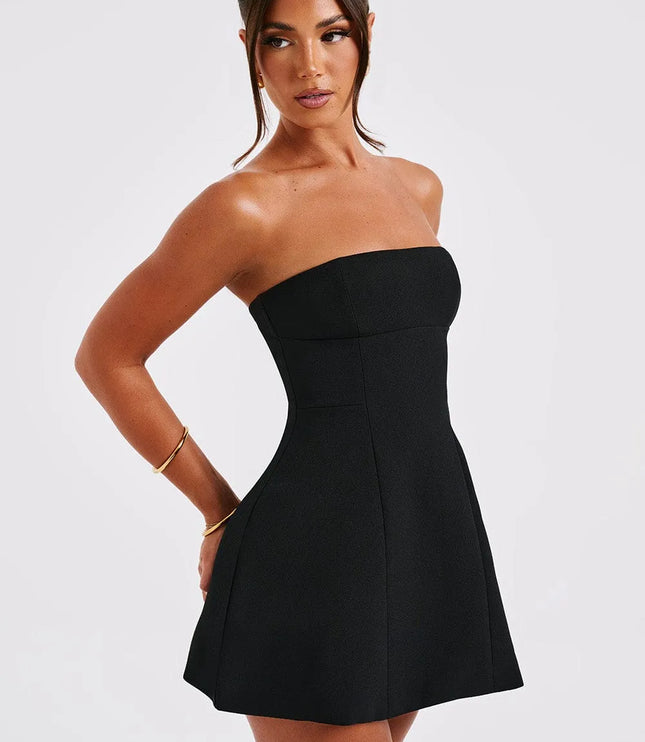 Women Strapless Bubble Mini Dress - product image 8