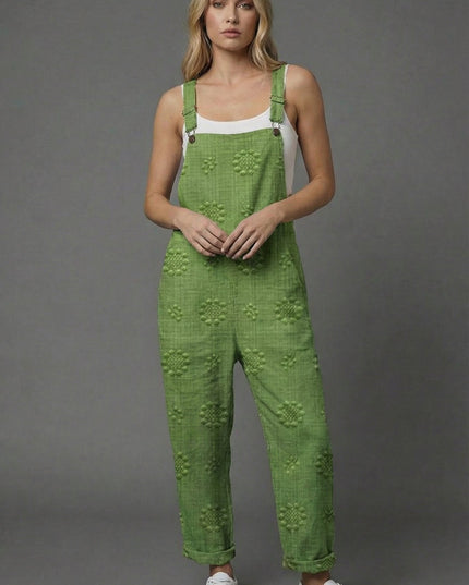 Colorblock striped wide leg romper in bright multicolor with adjustable straps and cuffed ankles
