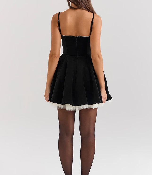 Women's Sweetheart Skater Mini Cocktail Party Dress