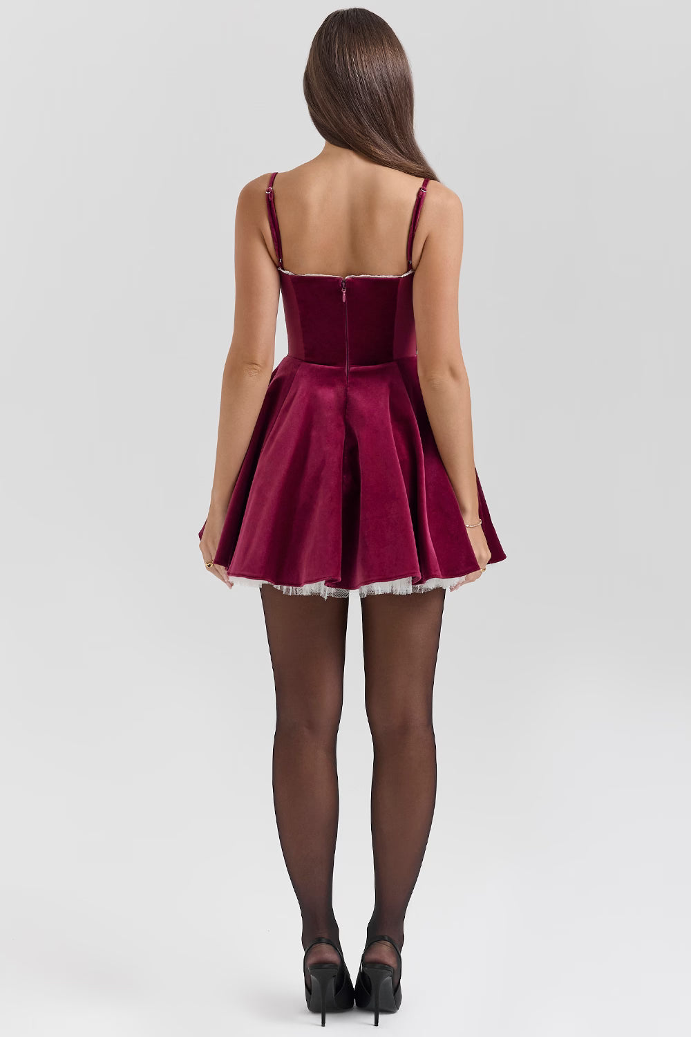 Women's Sweetheart Skater Mini Cocktail Party Dress