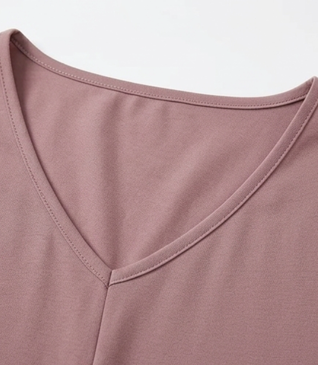Women's Twist Knot Front V-Neck Cap Sleeve Top