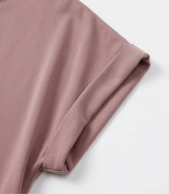 Women's Twist Knot Front V-Neck Cap Sleeve Top