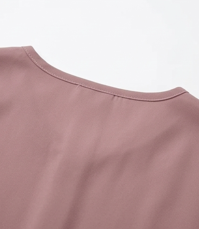 Women's Twist Knot Front V-Neck Cap Sleeve Top