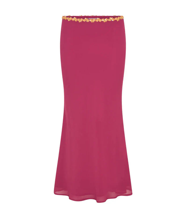 Women's Two Piece Co-ord Crop Top and Skirt Set