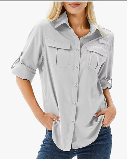 Women's UPF 50 Long Sleeve Hiking and Outdoor Shirt