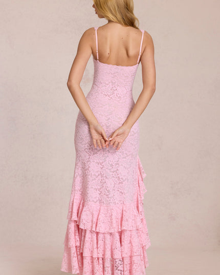 Women's V-Neck Flowy Summer Wedding Guest Maxi Dress