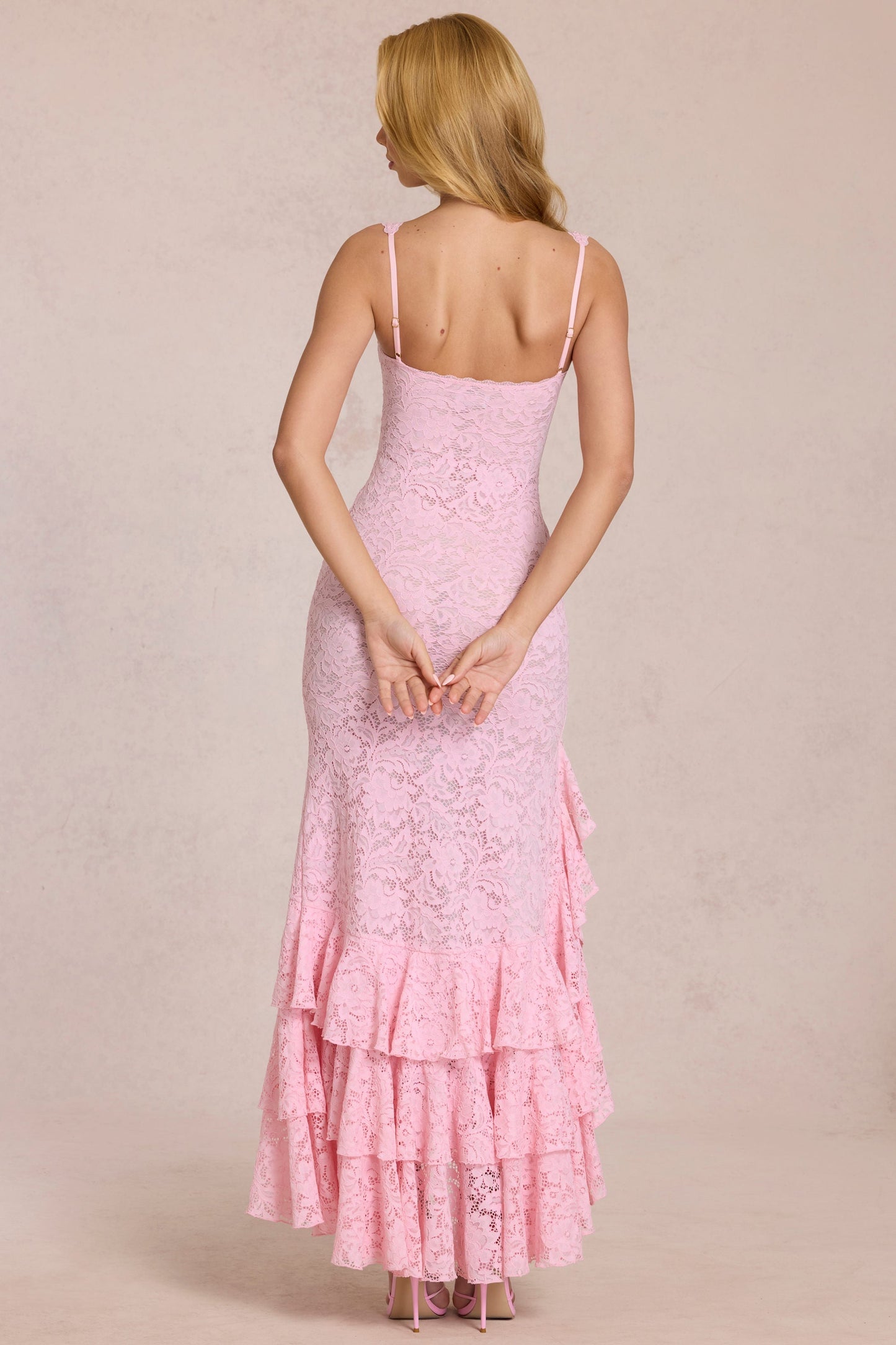 Women's V-Neck Flowy Summer Wedding Guest Maxi Dress