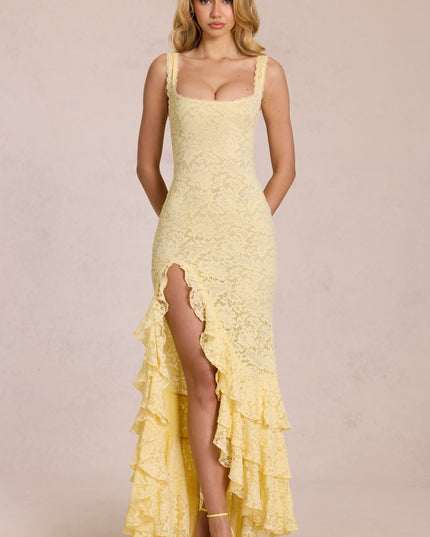 Women's V-Neck Flowy Summer Wedding Guest Maxi Dress